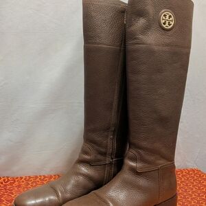Brown Leather Riding Boots
